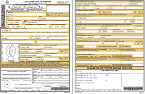 US Passport Application Form