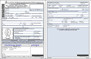 u.s. passport application form for minor